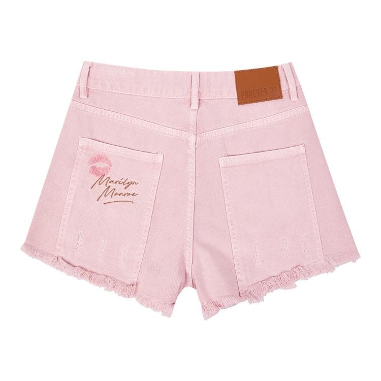 FOREVER 21 Розовые Женские Джинсовые Шорты - изображение 2