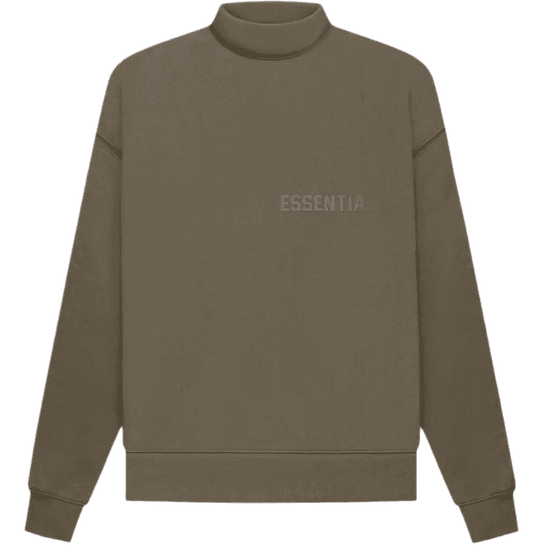 Худи Fear of God Essentials FW22 Essentials Mockneck Wood Logo - изображение 1