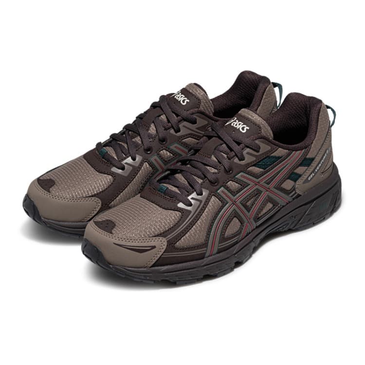 Кроссовки для бега ASICS Гель VENTURE 6 Беговые кроссовки Низкий Топ Кофейный Унисекс - изображение 3
