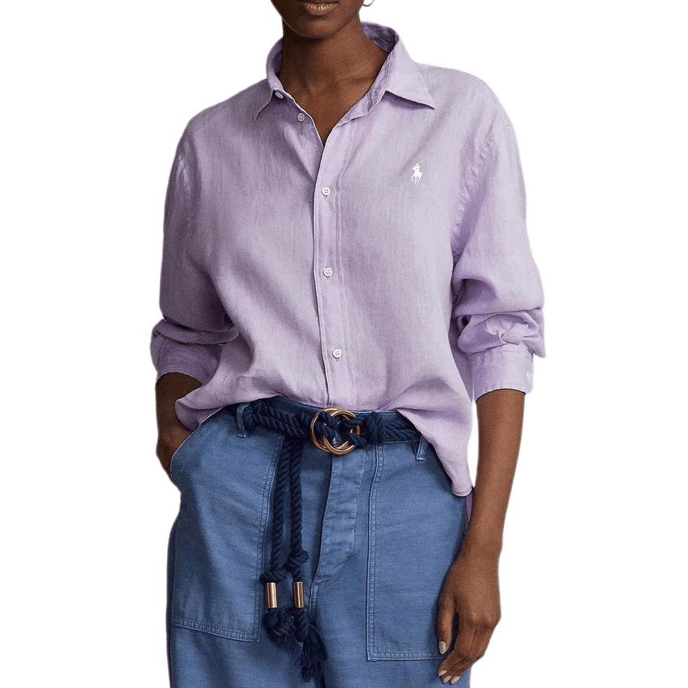 Блузка Polo Ralph Lauren Фиолетовые Женские Рубашки - изображение 1