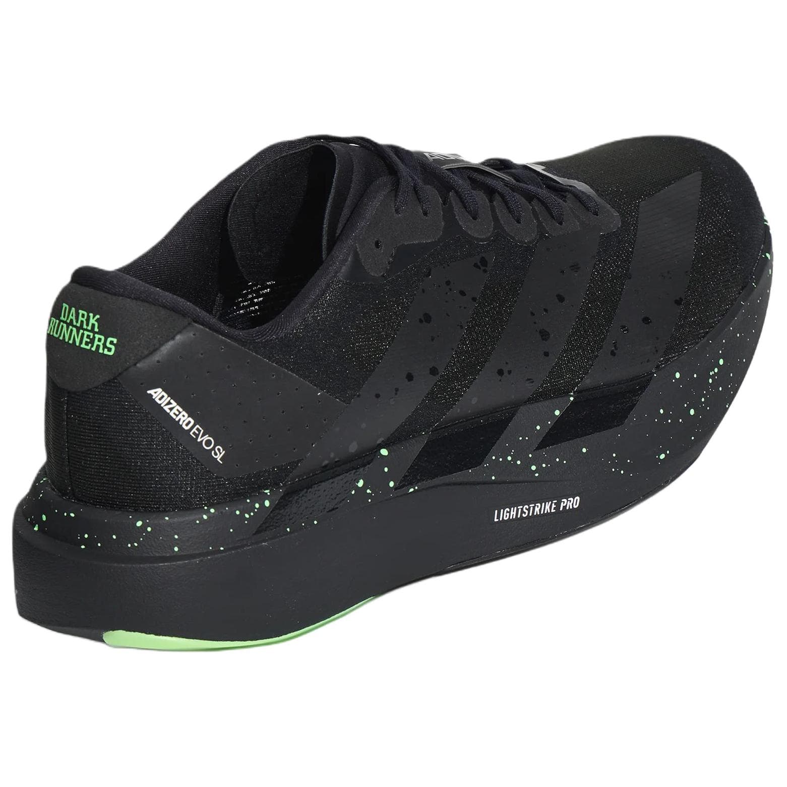 Кроссовки для бега Adidas Adizero Evo SL Беговые кроссовки Черный Белый Ярко-зеленый Унисекс - изображение 3