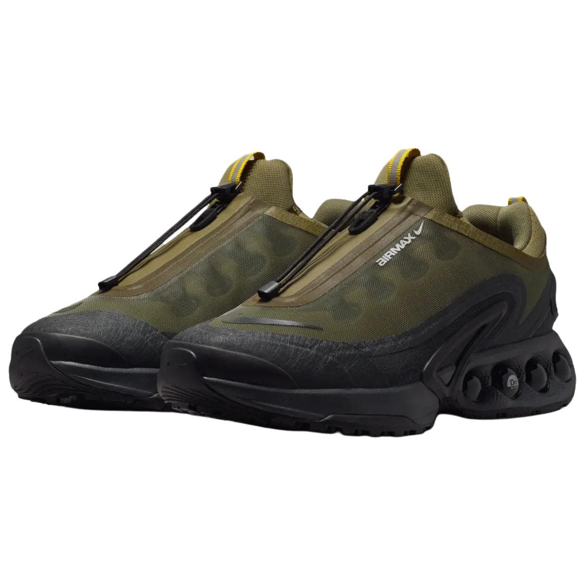 Кроссовки для бега Nike Air MAX DN Roam Беговые кроссовки Низкий Топ Оливково-зеленый Мужской - изображение 3