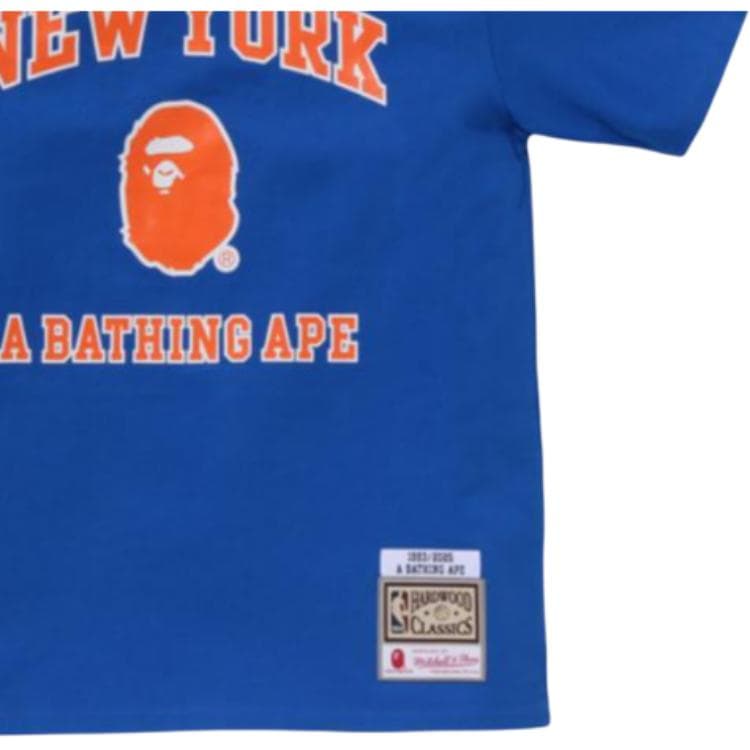 Футболка A BATHING APE Mitchell Ness NBA Мужские T-рубашки - изображение 10