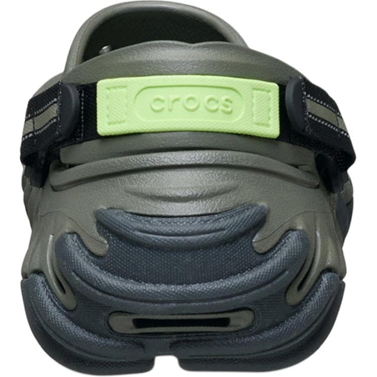 Сабо CROCS ECHO RO S2C Резиновые сандалии из материала Crocs унисекс серый оливковый - изображение 4