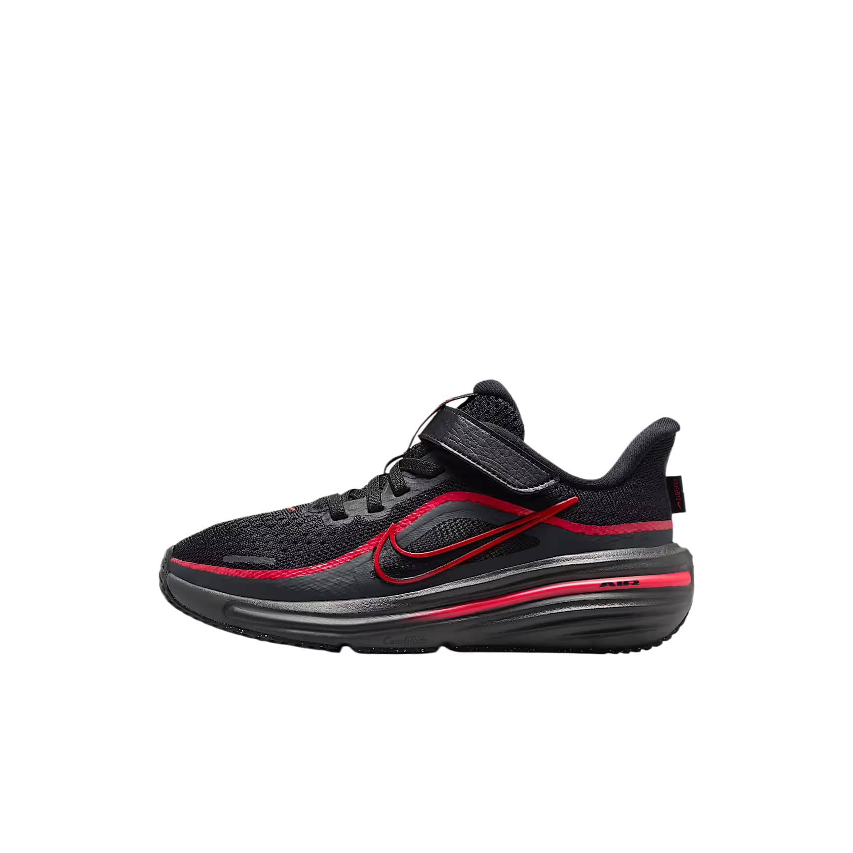 Кроссовки Nike Winflo 12 Детские беговые кроссовки Низкий Топ Черный Красный Track Темный дымчатый серый Черный Kids - изображение 1