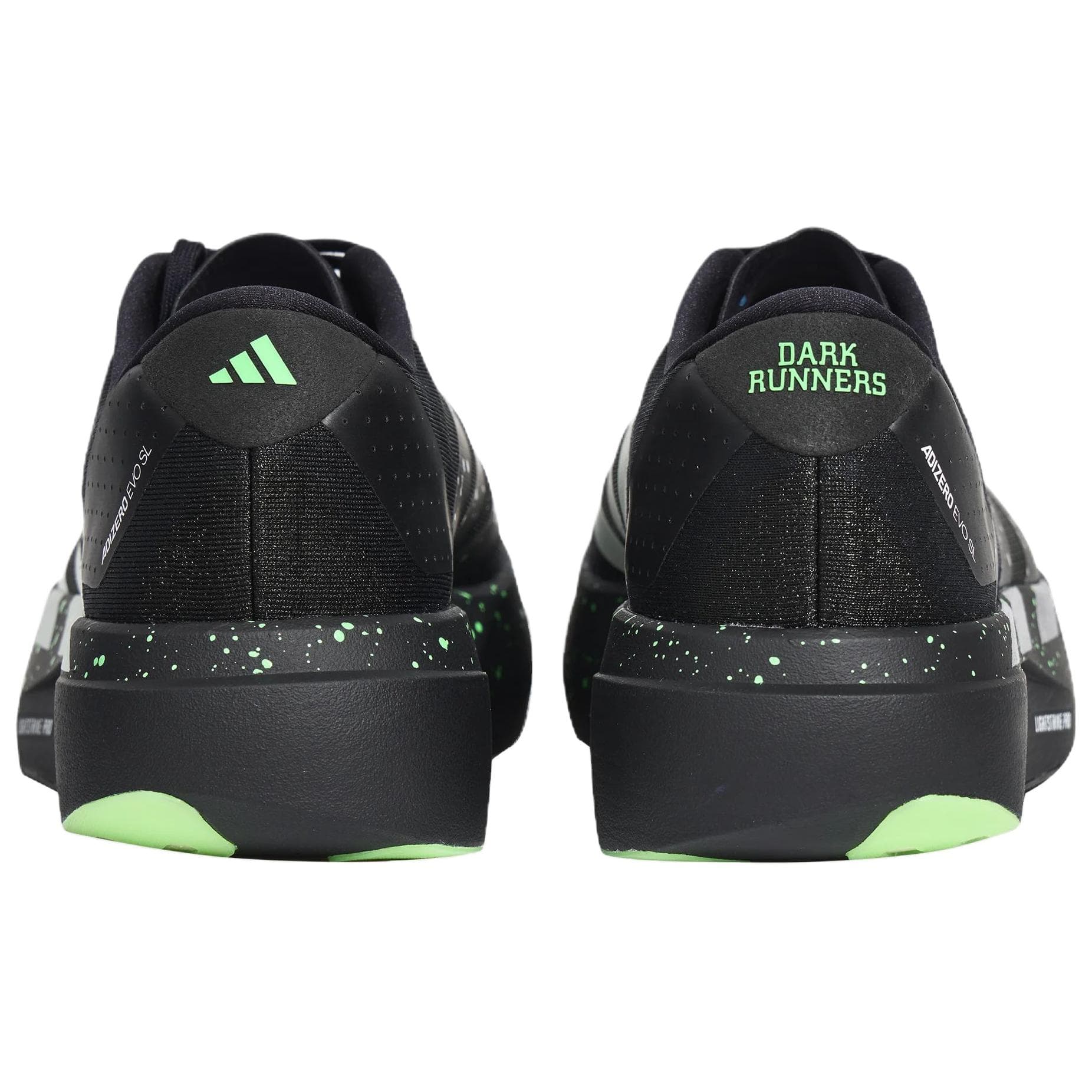 Кроссовки для бега Adidas Adizero Evo SL Беговые кроссовки Черный Белый Ярко-зеленый Унисекс - изображение 5