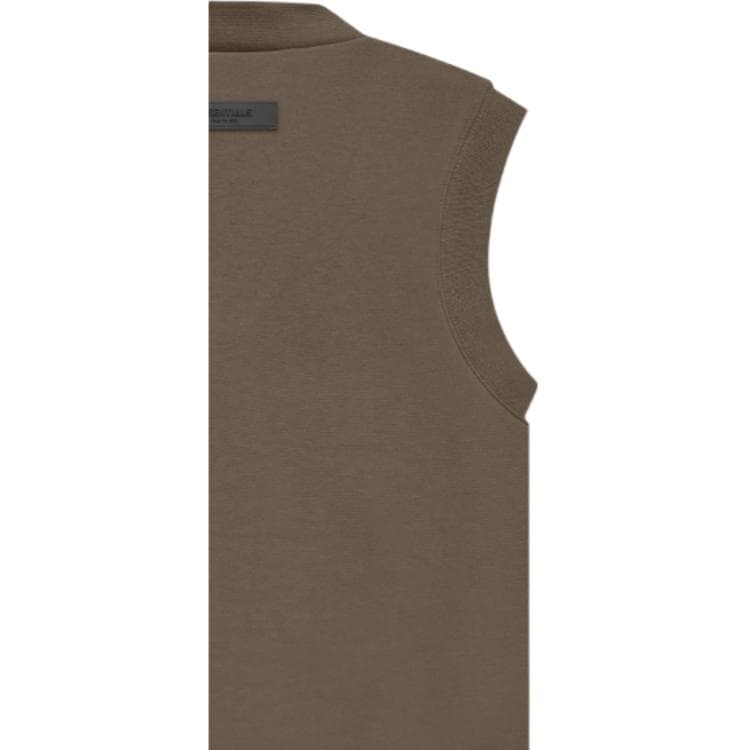 Fear of God Essentials FW22 Womens V Neck Vest Wood LogoV - изображение 6
