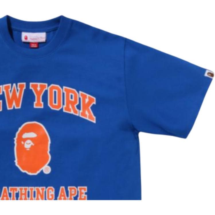 Футболка A BATHING APE Mitchell Ness NBA Мужские T-рубашки - изображение 4