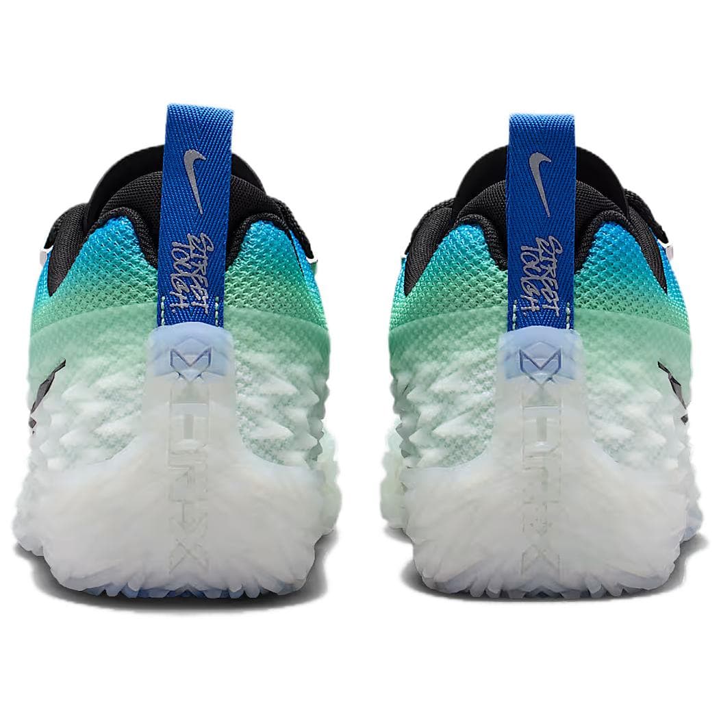 Кроссовки для баскетбола NIKE S.T. Charge Баскетбольные кроссовки Low Топ Белый синий зеленый Мужской - изображение 5