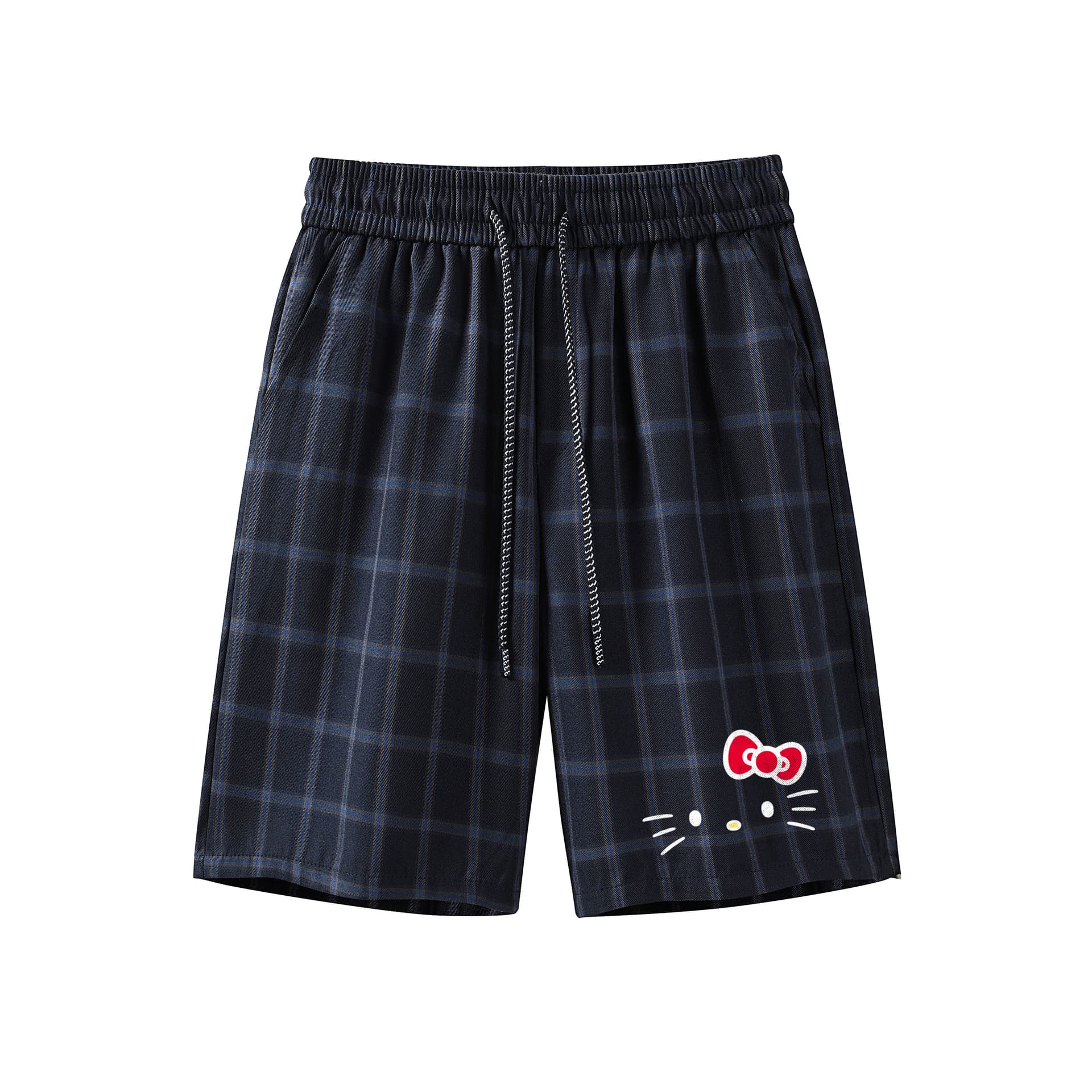 Шорты Sanrio Hello Kitty Blue Unisex Casual Shorts Санрио Hello Kitty Синий Унисекс Повседневные Шорты - изображение 1