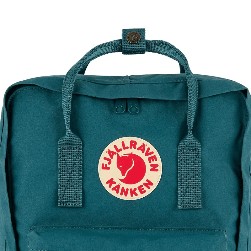 Fjallraven Kanken 16L Туристические сумки Виниловая ткань F утиное синее унисекс - изображение 2