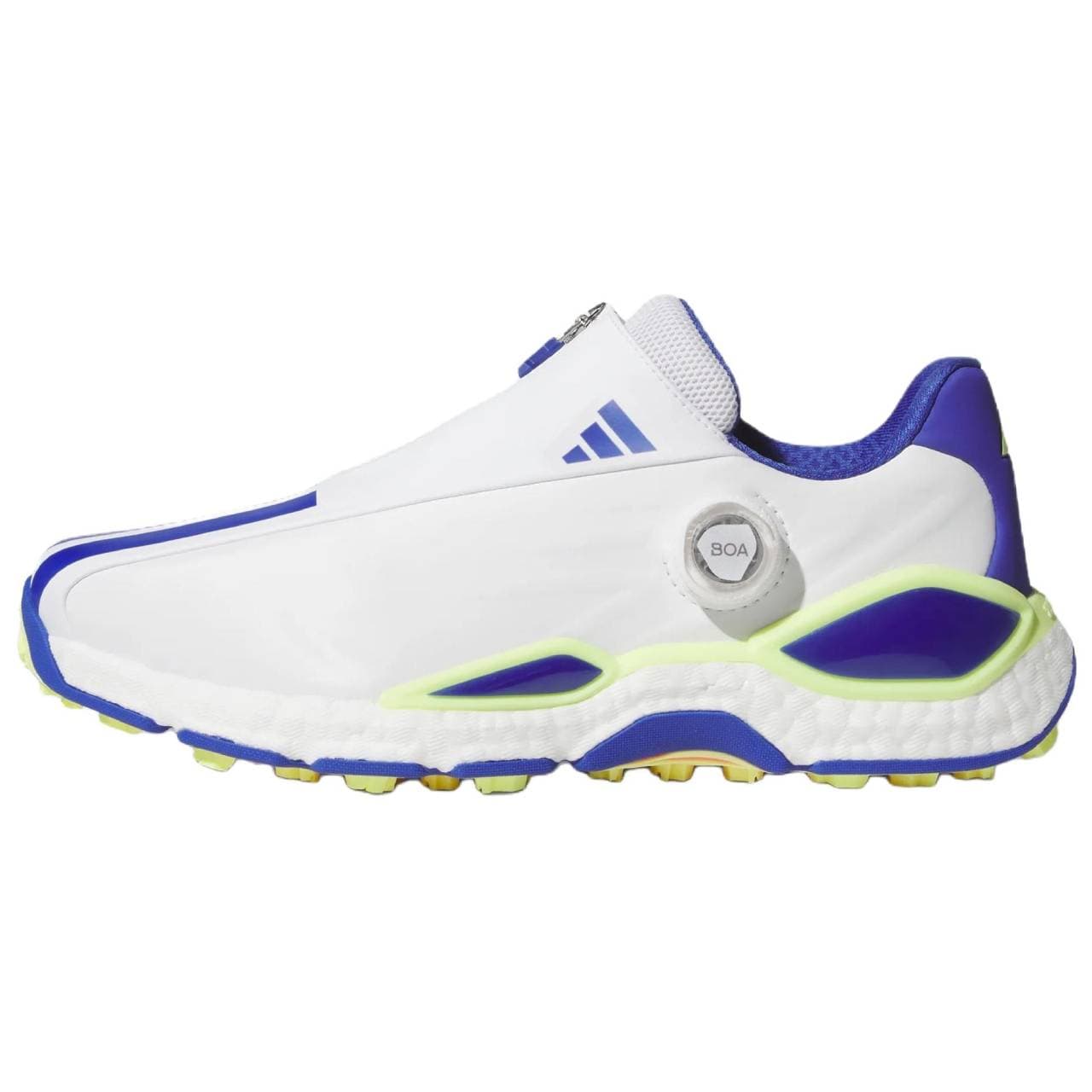 Кроссовки для гольфа Adidas Codechaos 27 Golf Shoes White Indigo Neon Yellow Men's - изображение 1