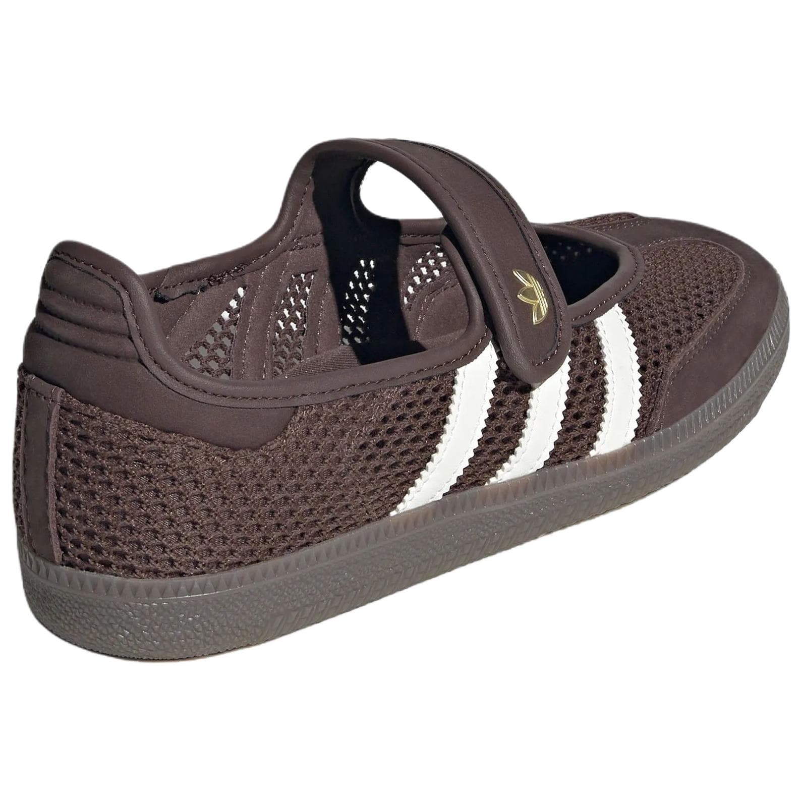 Adidas Originals Samba Jane Туфли Мэри Джейн Низкий Топ Коричневый Нефритовый Белый Женский - изображение 4