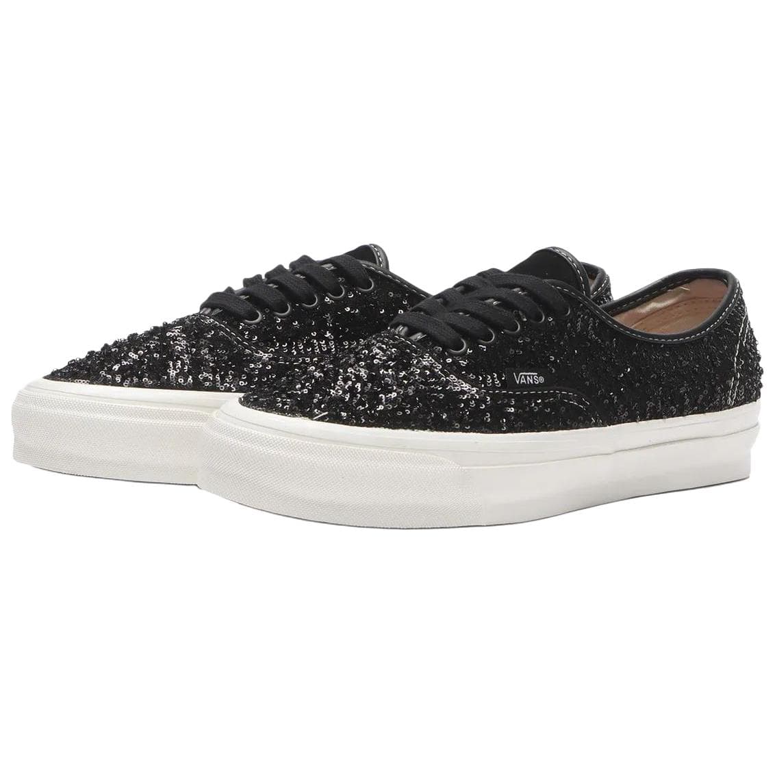 Кроссовки Vans Premium Authentic 44 Кеды для скейтбординга Low Топ Черный Унисекс - изображение 3