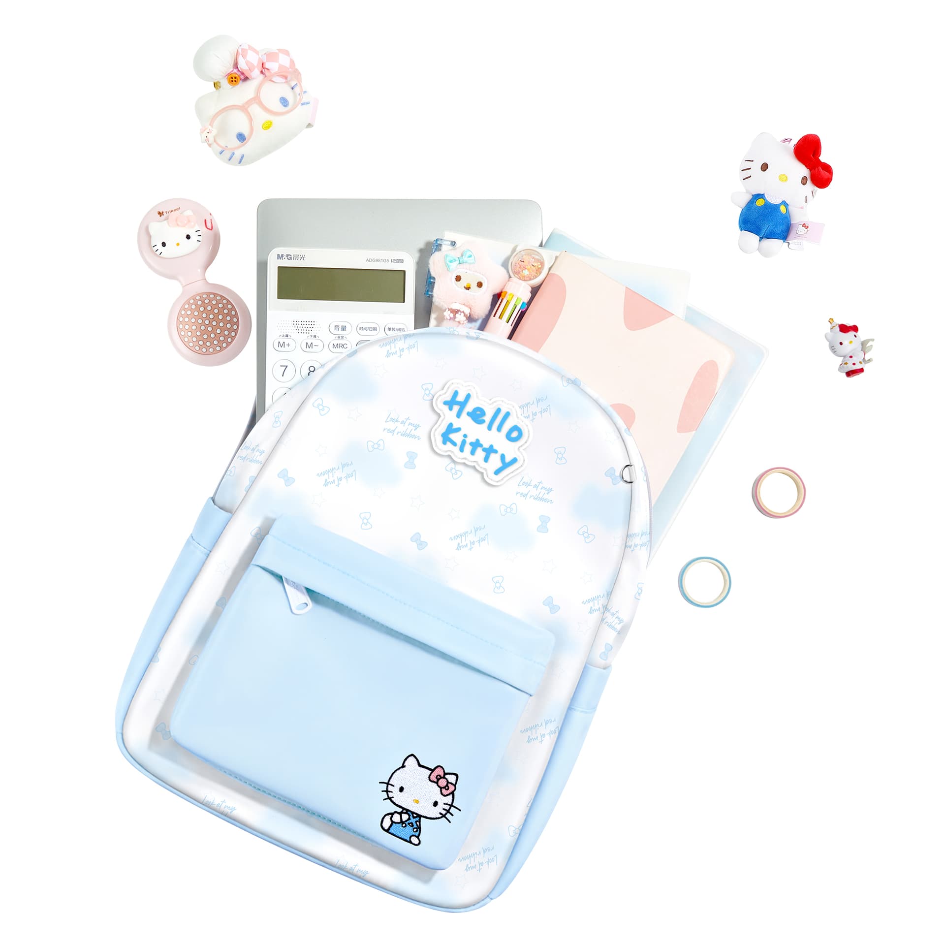 Рюкзак Sanrio Полиэстер Рюкзак Стандартный (Standard) Женский Синий Белый - изображение 6