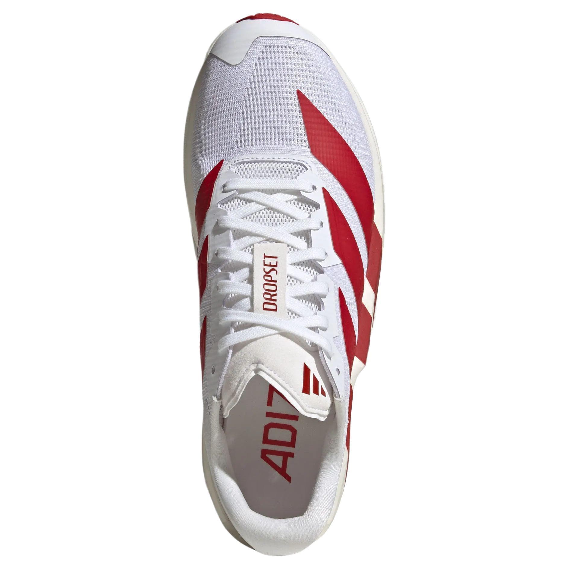 Кроссовки для бега Adidas ADIZERO DROPSET PRO Беговые кроссовки Белый Энергия Красный Яркий Металл Железно-серый Мужской - изображение 5