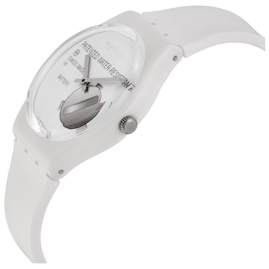 Часы Swatch Quartz Механизм Унисекс Часы 34 мм Серый - изображение 3