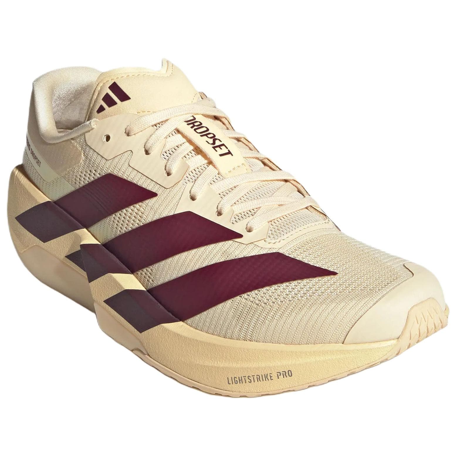 Кроссовки для бега Adidas ADIZERO DROPSET PRO Беговые кроссовки Теплый Ваниль Темно-красный Фиолетовый Женские - изображение 3
