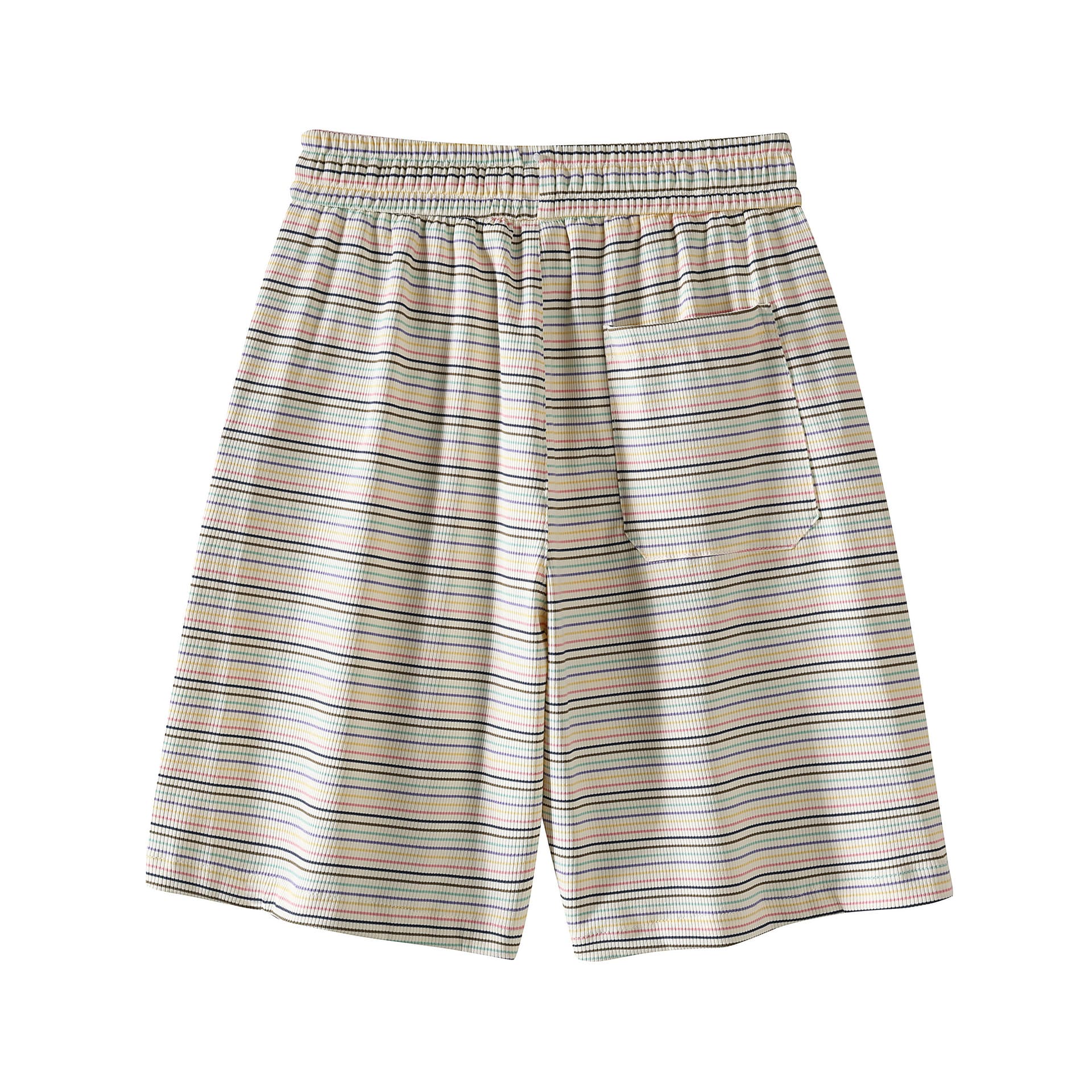 Шорты Sanrio Hello Kitty Rainbow Stripes Unisex Casual Shorts Санрио Hello Kitty Радужные Полосы Унисекс Повседневные Шорты - изображение 2
