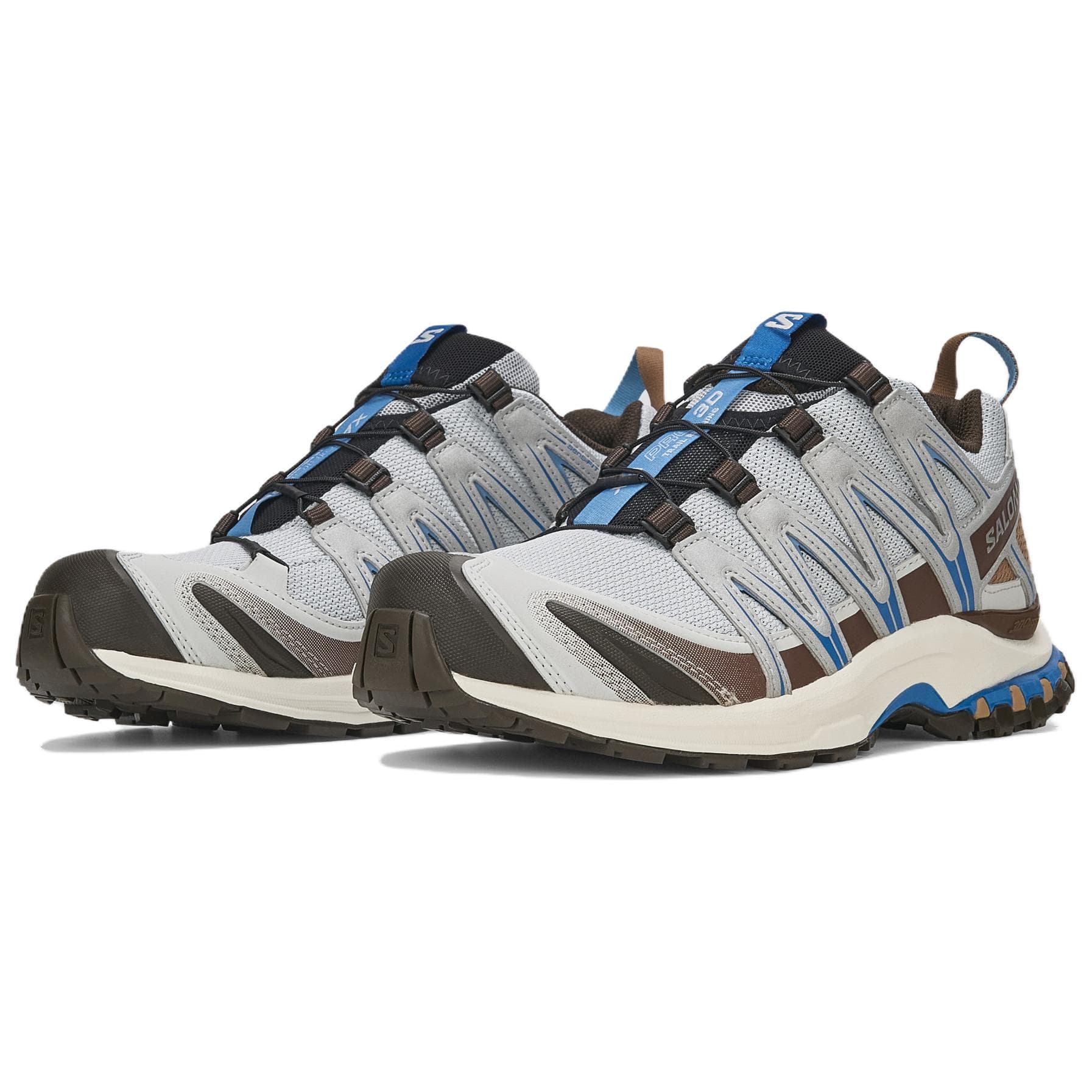 Кроссовки для бега SALOMON XA PRO 3D Беговые кроссовки Низкий Топ Перламутрово-Серый Синий Дикий Лошадь Коричневый Mykonos Синий Унисекс - изображение 2