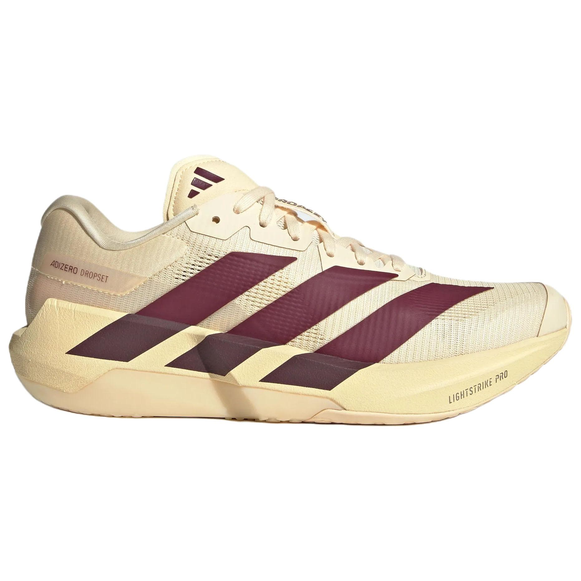 Кроссовки для бега Adidas ADIZERO DROPSET PRO Беговые кроссовки Теплый Ваниль Темно-красный Фиолетовый Женские - изображение 2