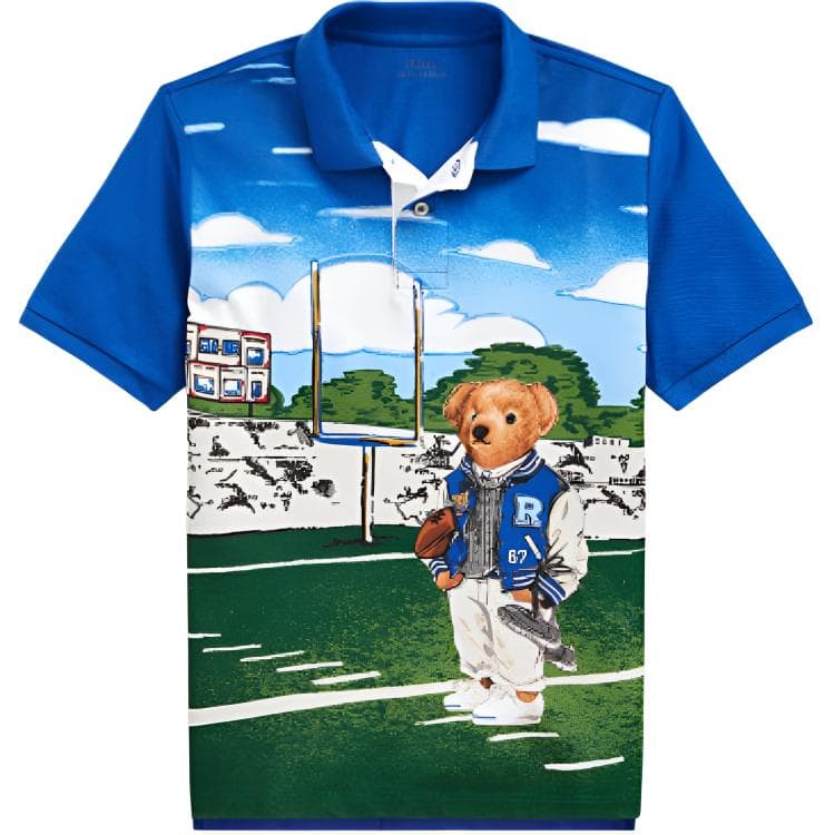 Polo Ralph Lauren Polo Bear Синий Kids Polo - изображение 1