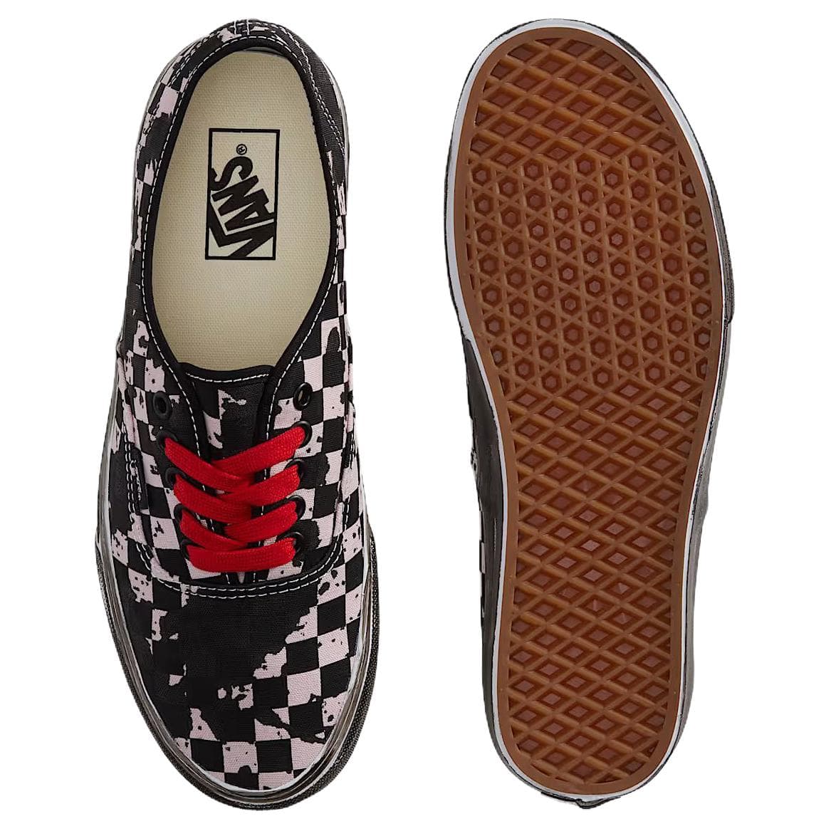 Кроссовки Vans Аутентичный Кеды для скейтбординга Low Топ Черный Унисекс - изображение 4