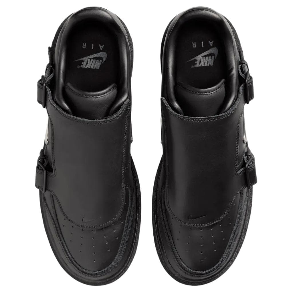 Кроссовки Nike Air Force 1 Кеды для скейтбординга Low Топ Черный мужской - изображение 4