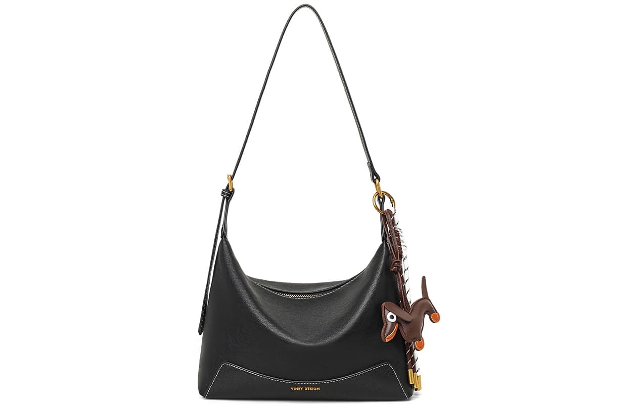 Сумка через плечо VINEY Crossbody сумка Черная (Брелок включен) Женская - изображение 1