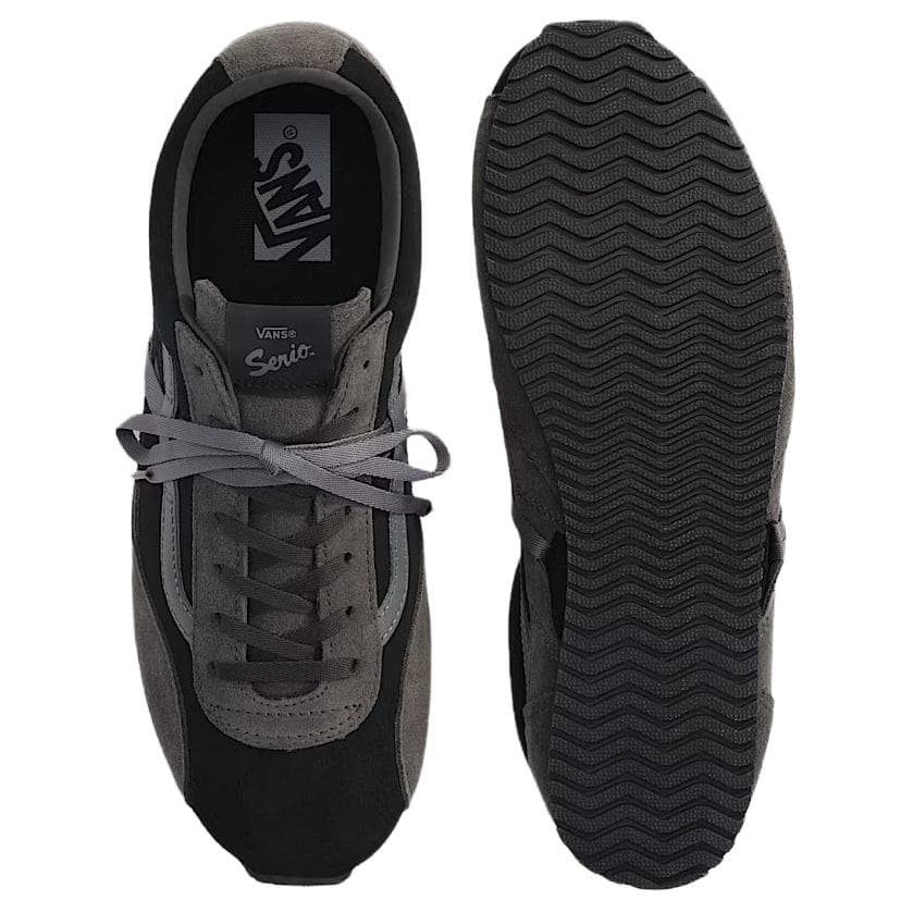 Кроссовки Vans Super Lowpro Повседневная обувь Низкий Топ Черный Темно-Серый Унисекс - изображение 4