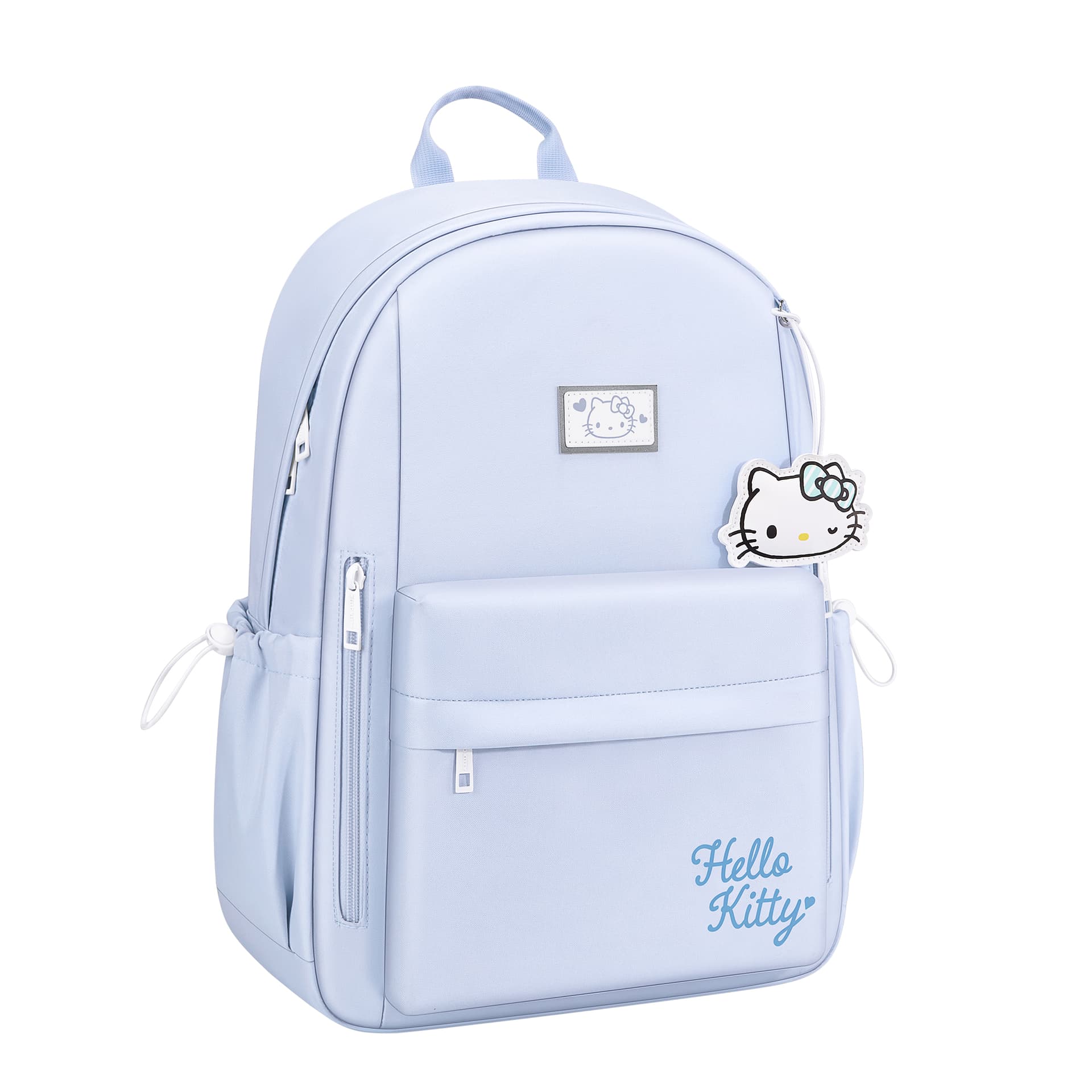 Рюкзак Санрио Hello Kitty Полиэстеровый Рюкзак Стандартный (Standard) Женский Пыльный Ледяной Синий - изображение 3