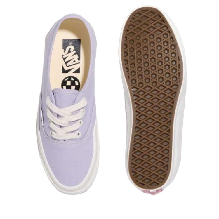 Кроссовки Vans MTE Authentic Reissue 44 Устойчивая к истиранию низкая скейтбордная обувь для женщин фиолетовая и белая - изображение 4