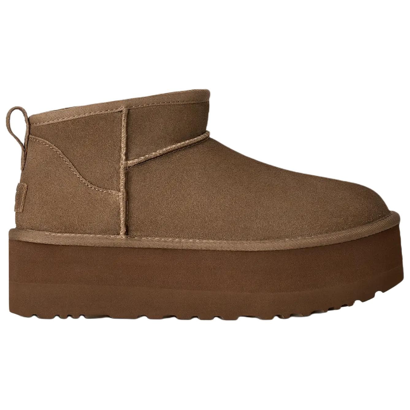 Ботинки зимние UGG CLASSIC ULTRA MINI Снеботуфли Коричневые Женские - изображение 2
