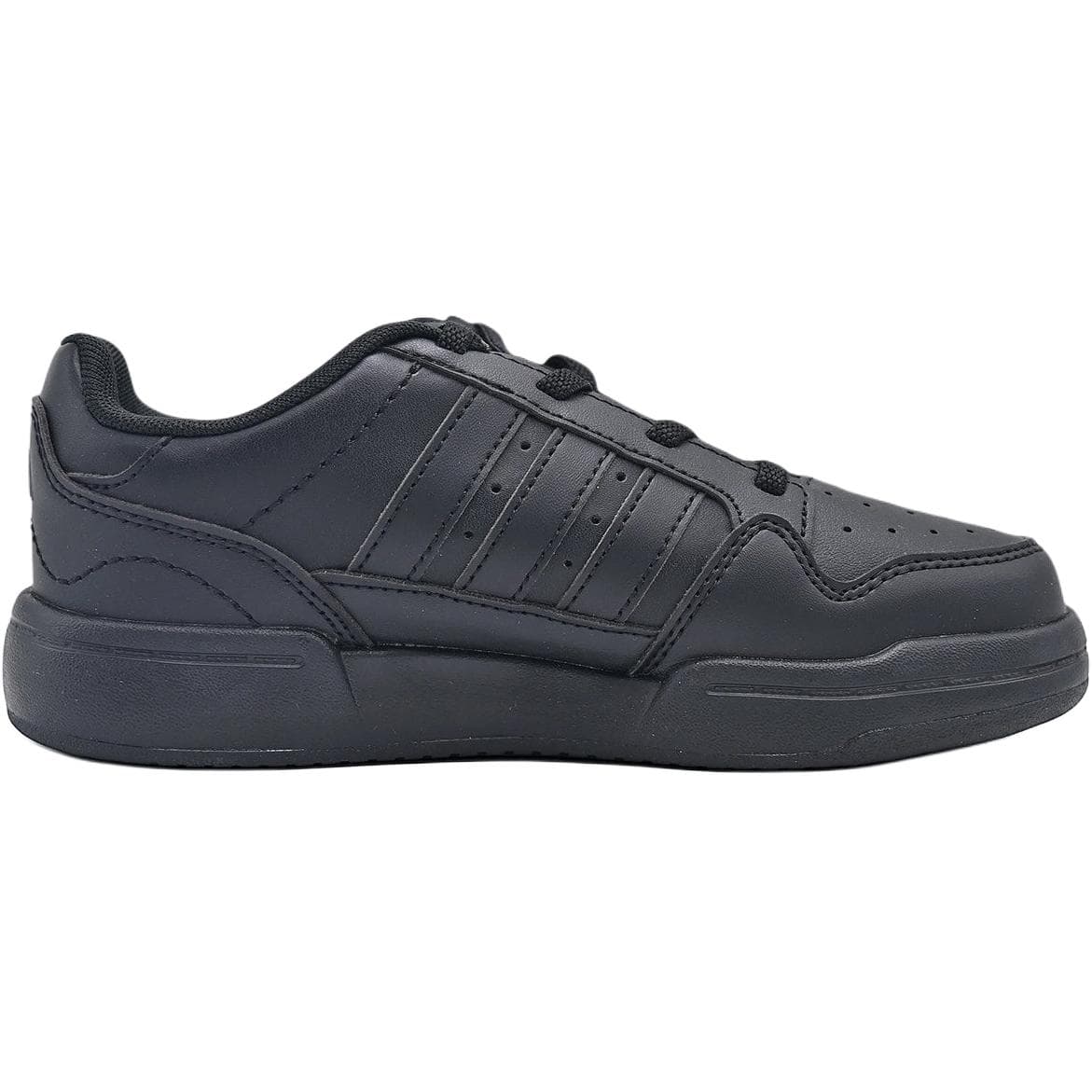 Кроссовки Adidas COMFICOURT Детская обувь для скейтбординга низкий топ черный для детей - изображение 2