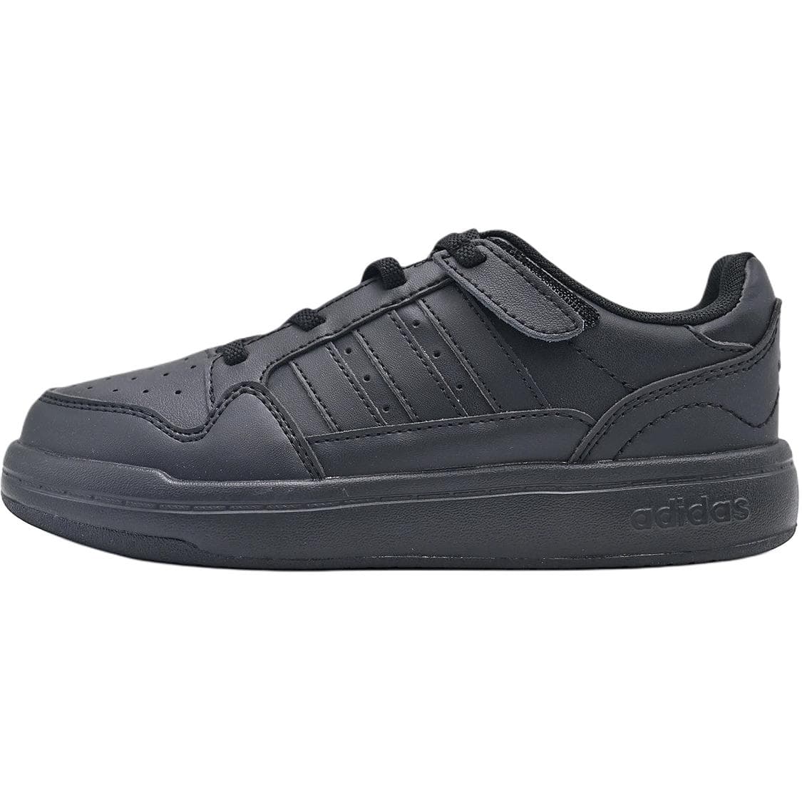 Кроссовки Adidas COMFICOURT Детская обувь для скейтбординга низкий топ черный для детей - изображение 1