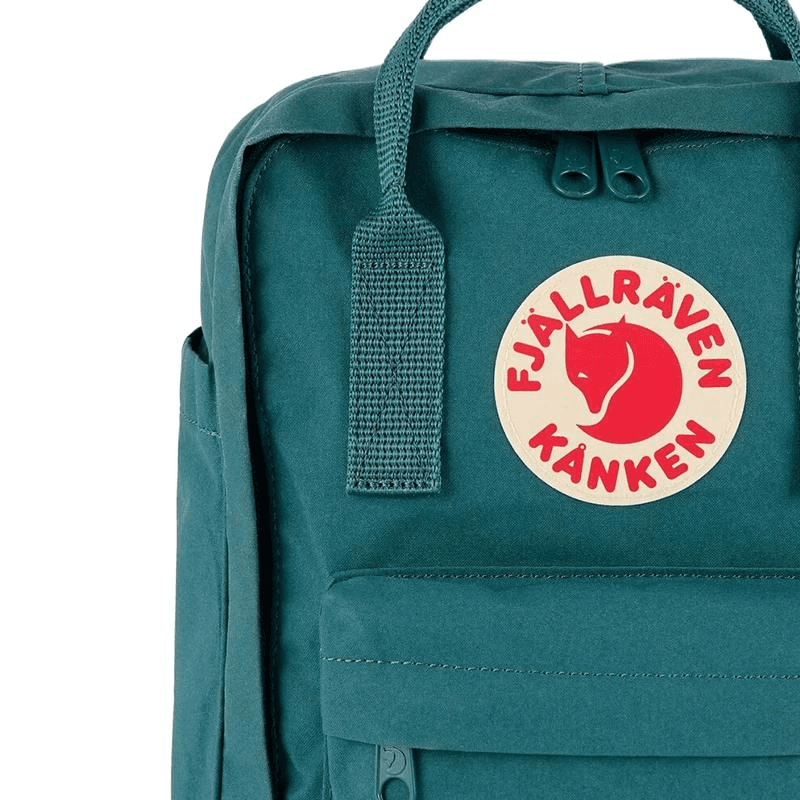 Fjallraven Kanken 7L Туристические сумки Виниловая ткань F цвет утиный синий унисекс - изображение 3
