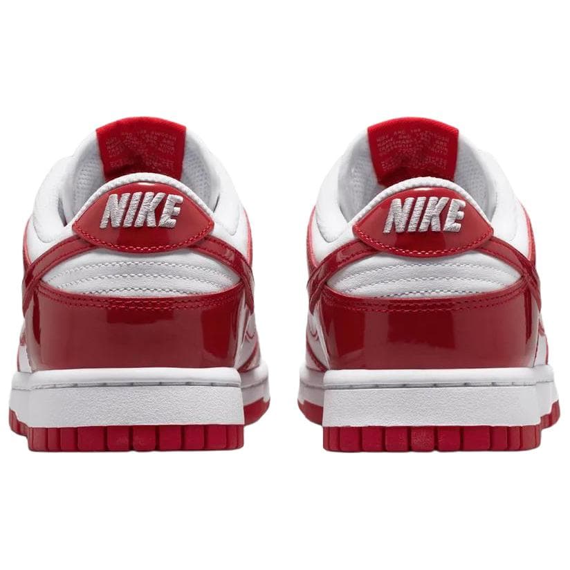 Кроссовки NIKE DUNK Кеды для скейтбординга Low Топ Белый и красный Женские - изображение 5