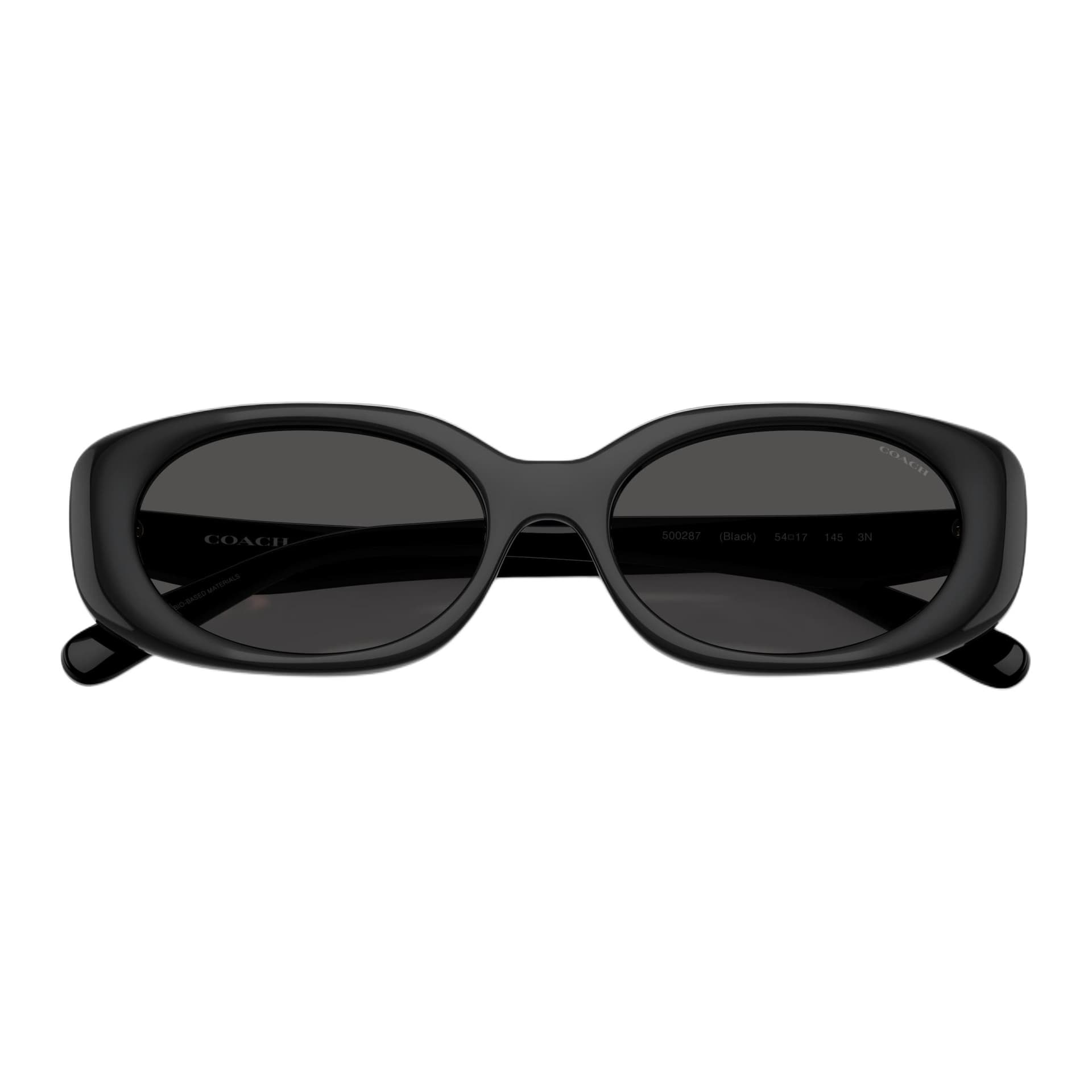 Солнцезащитные очки COACH Литьевые Окуляры OVAL SUNGLASSES Унисекс Черные - изображение 2