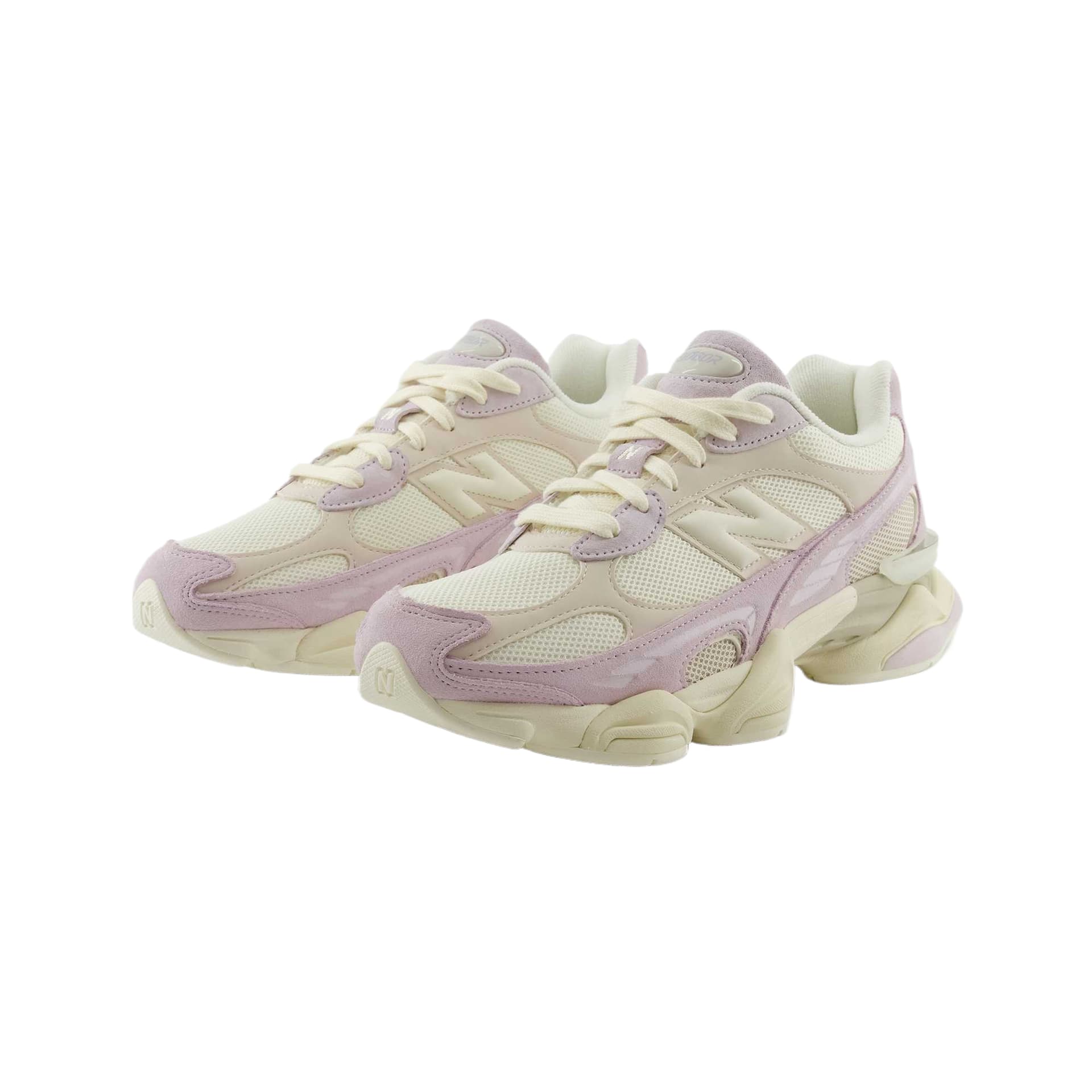Кроссовки New Balance NB 9060R Повседневная обувь Низкий Топ Светлый Бежевый Светлый Фиолетовый Унисекс - изображение 3