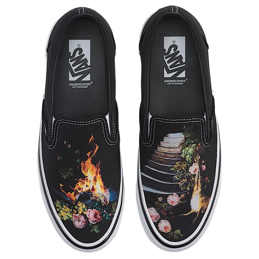 Кроссовки Vans Slip On 98 Скейтборд Кеды Низкий Топ Черный Унисекс - изображение 3