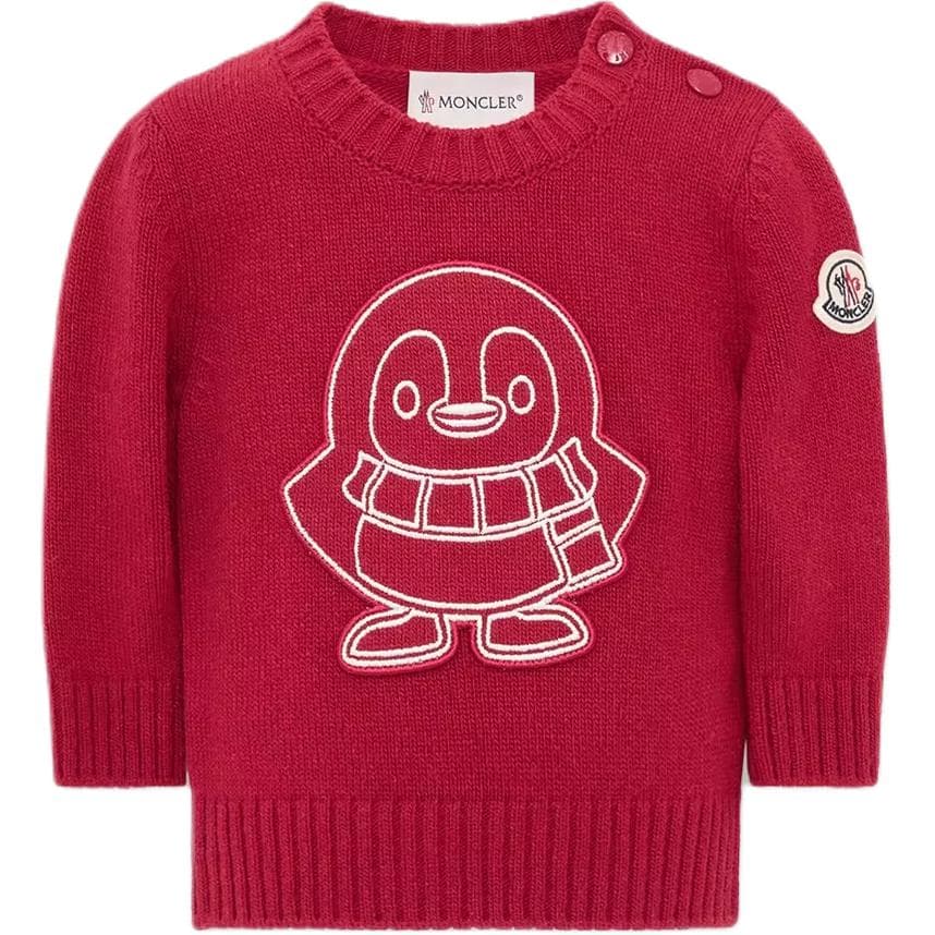 Moncler Бургунди Малыш Свитера - изображение 1