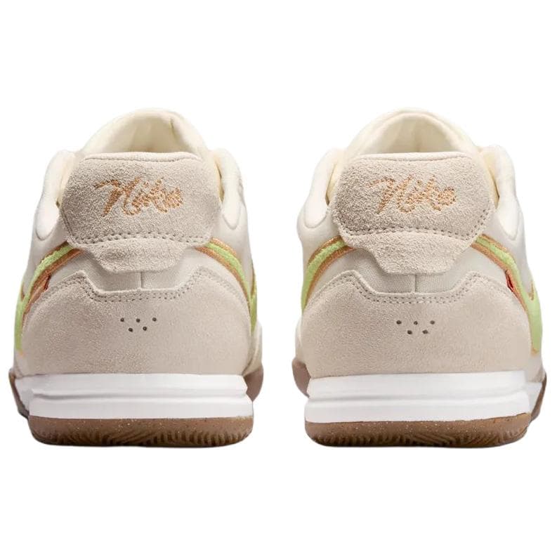 Кроссовки для футбола NIKE Tiempo Streetgato Футбольные бутсы Low Топ Светло-бежевый Зелёный Унисекс - изображение 5