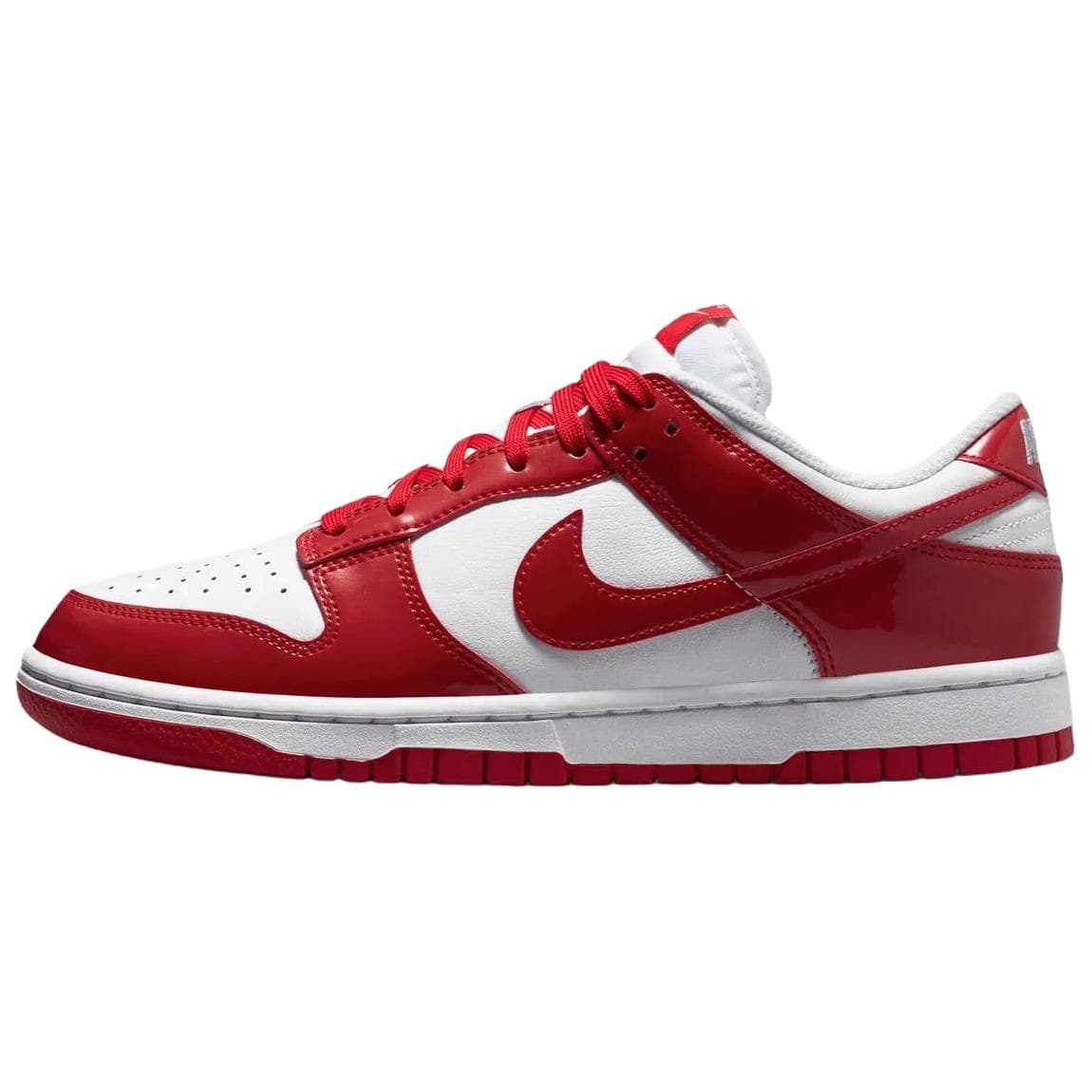 Кроссовки NIKE DUNK Кеды для скейтбординга Low Топ Белый и красный Женские - изображение 1
