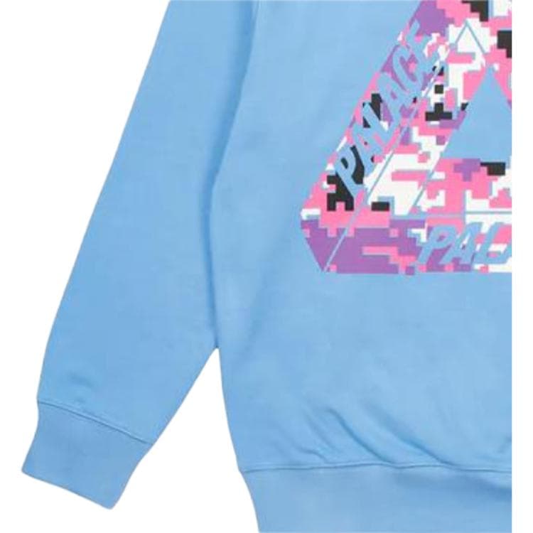 Худи PALACE FW22 Tri-Digi Hood Baby Blue Logo - изображение 4