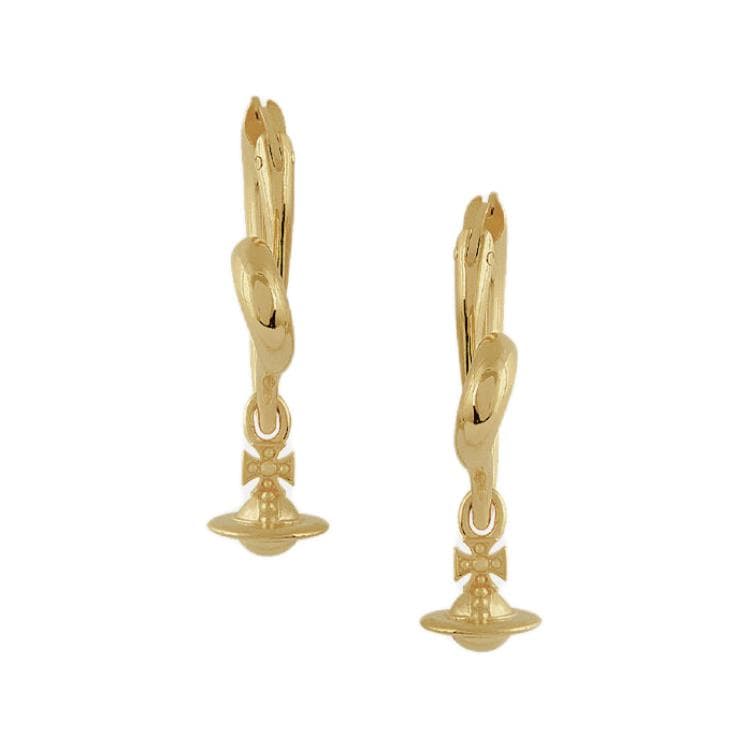 Серьги Вивьен Вествуд Brass Earrings Женские - изображение 3
