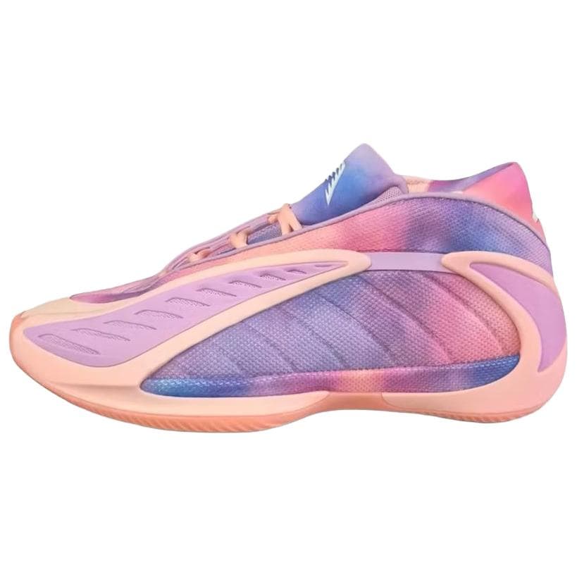 Кроссовки для баскетбола Adidas AE2 Баскетбольные кроссовки Low Топ Розово-фиолетовый Унисекс - изображение 1