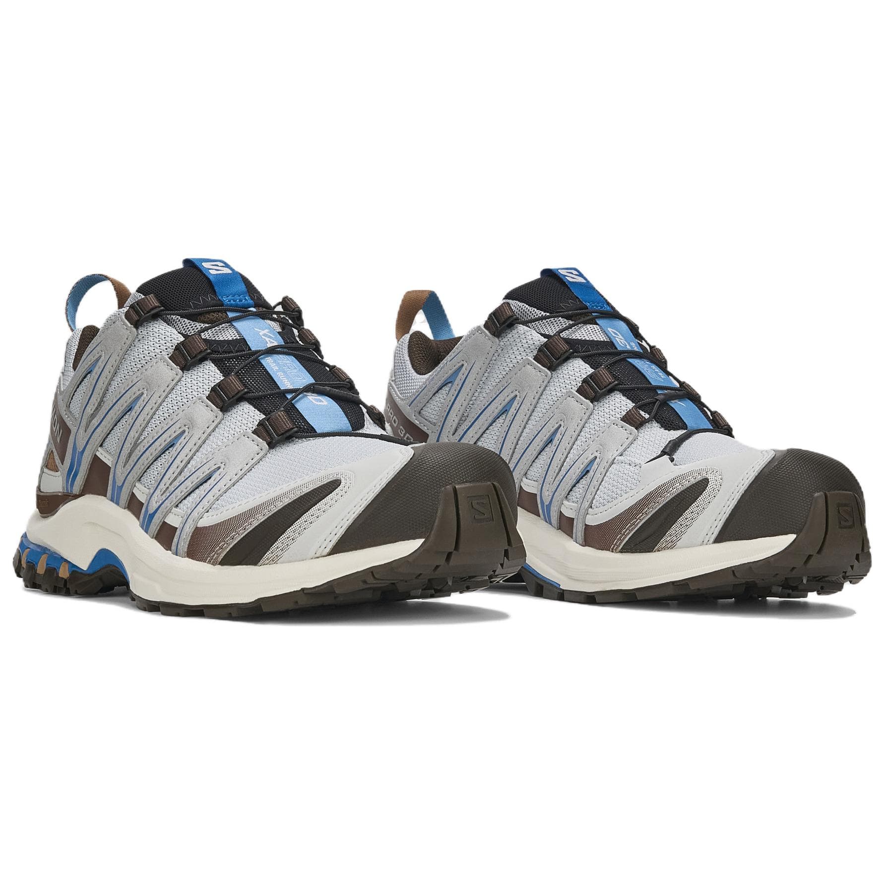 Кроссовки для бега SALOMON XA PRO 3D Беговые кроссовки Низкий Топ Перламутрово-Серый Синий Дикий Лошадь Коричневый Mykonos Синий Унисекс - изображение 3