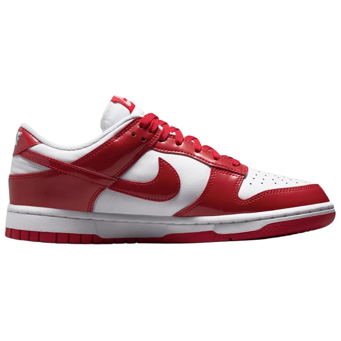Кроссовки NIKE DUNK Кеды для скейтбординга Low Топ Белый и красный Женские - изображение 2