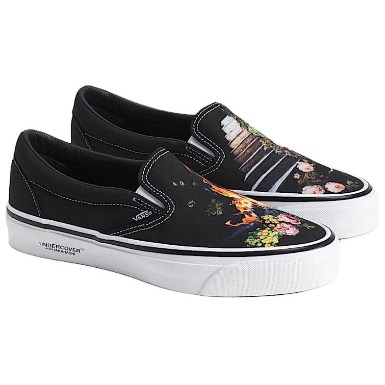 Кроссовки Vans Slip On 98 Скейтборд Кеды Низкий Топ Черный Унисекс - изображение 2