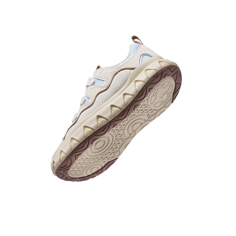 Кроссовки FILA FUSION PISA FLAT Cone Shoes Лоу-топы Скейтборд Обувь Женские Кремово-белый Melted Ледяной синий - изображение 6